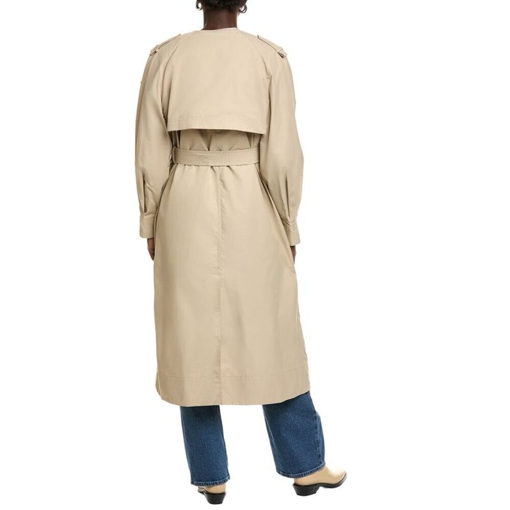 Moncler Womens  Trench Coat, Tan - Picture 2 of 6